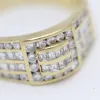 Bague tampon en or avec diamants sold by 58 Facettes