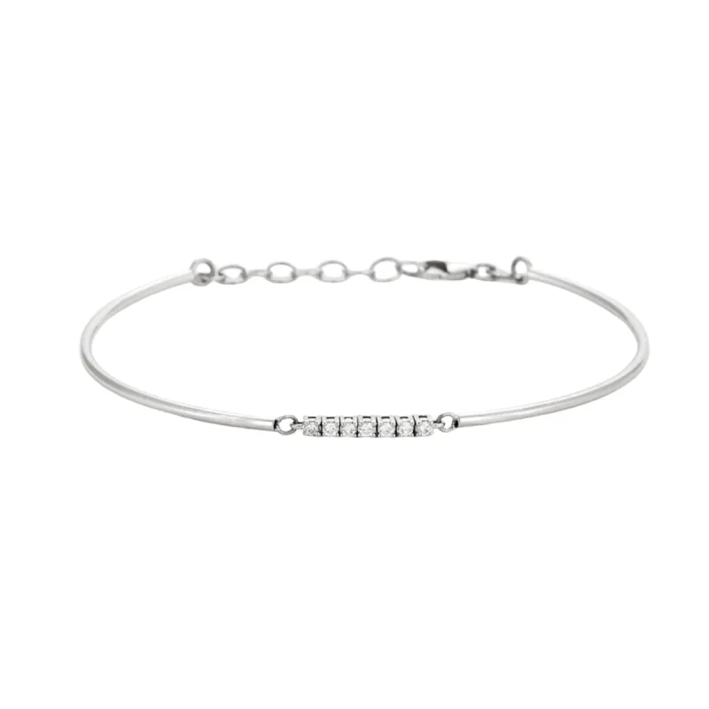 MAUBOUSSIN - Trois grains d'amour Bracelet en or gris et diamants sold by 58 Facettes