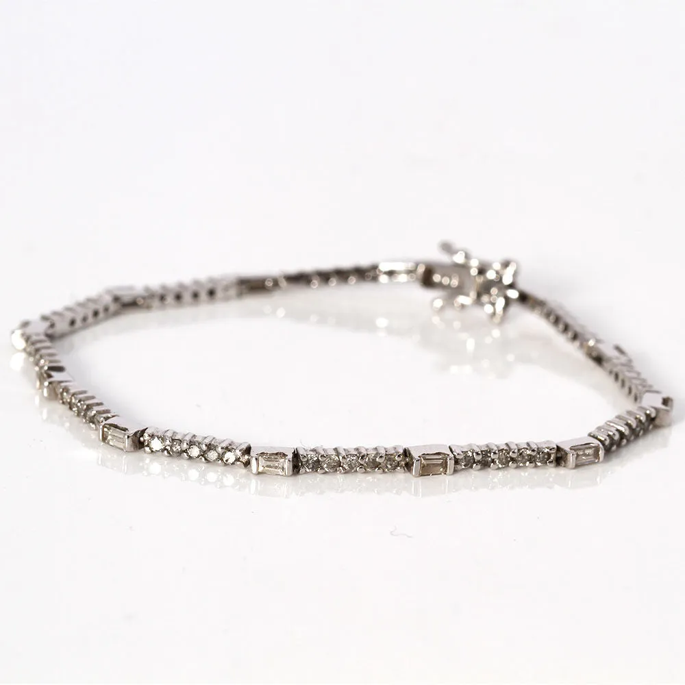 bracelet en or blanc et diamants sold by 58 Facettes product image thumbnail 2