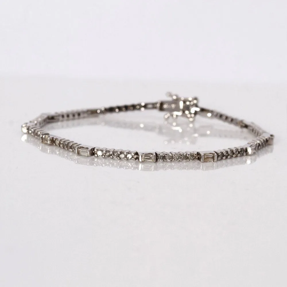 bracelet en or blanc et diamants sold by 58 Facettes product image thumbnail 4