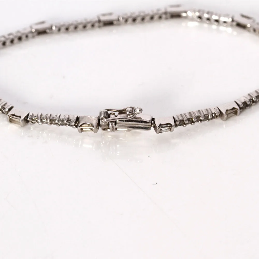 bracelet en or blanc et diamants sold by 58 Facettes product image thumbnail 5