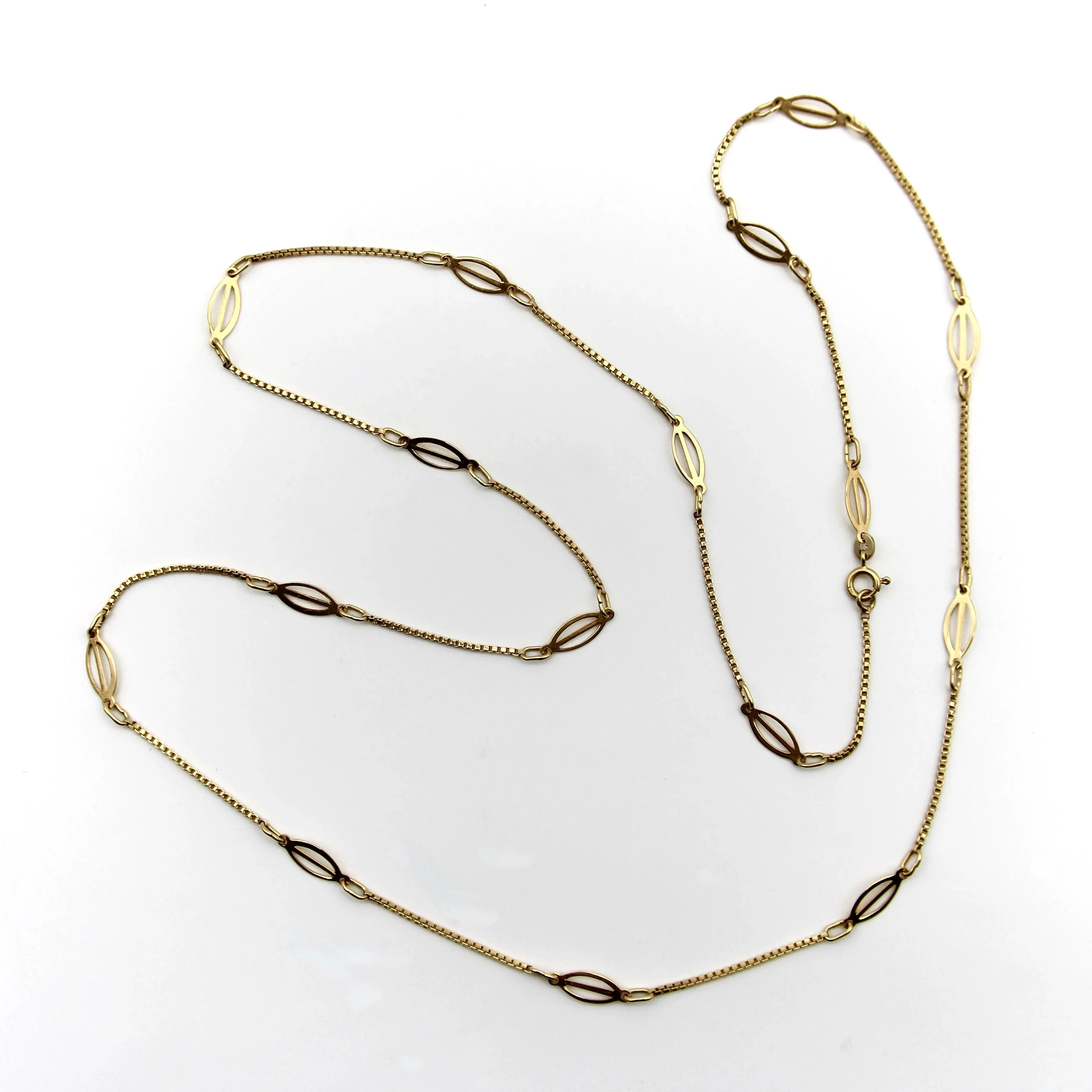 Chaine italienne maillon fantaisie doré sold by 58 Facettes