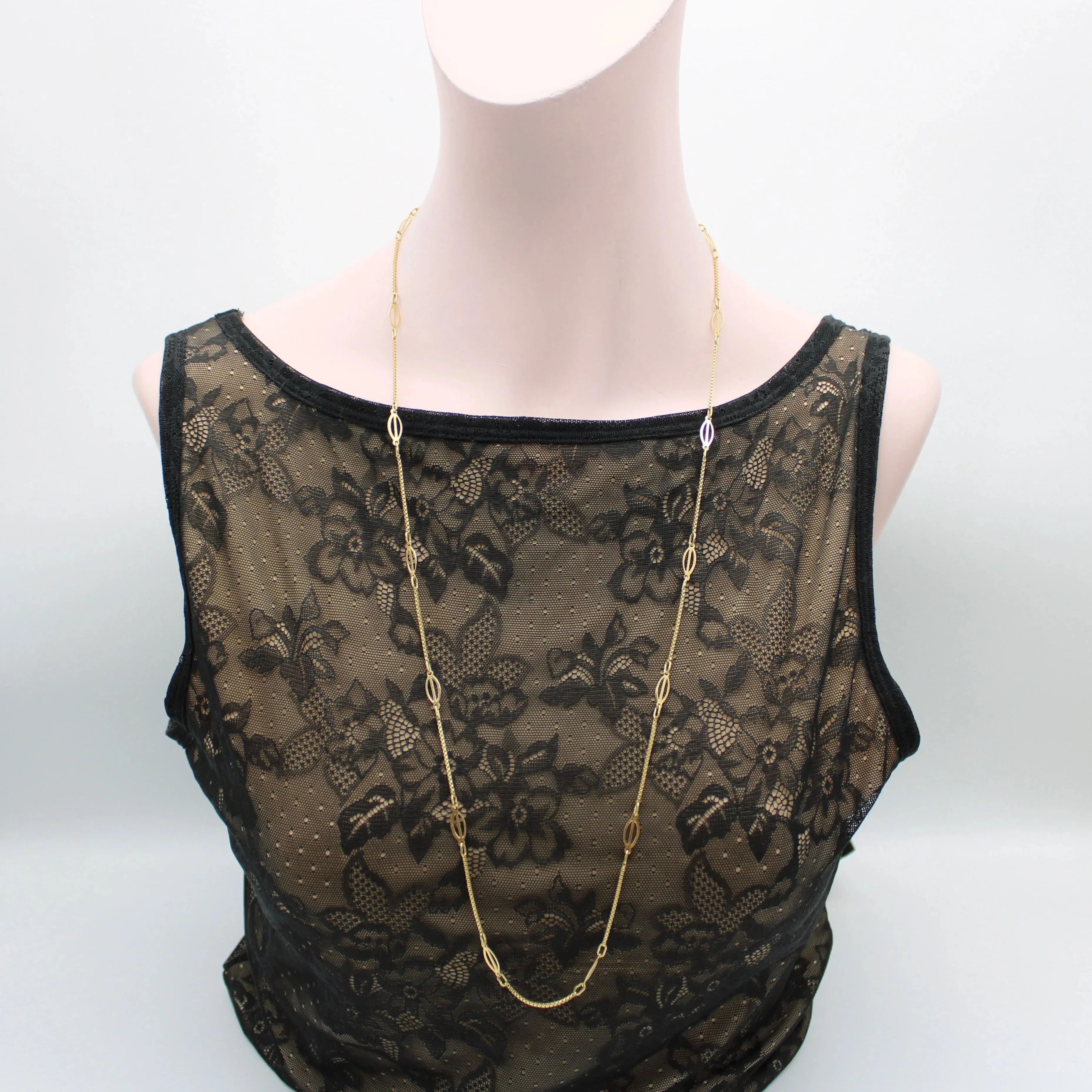 Chaine italienne maillon fantaisie doré sold by 58 Facettes product image thumbnail 5