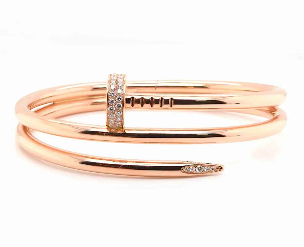 Cartier - Bracelet "Juste un clou" diamants sold by 58 Facettes