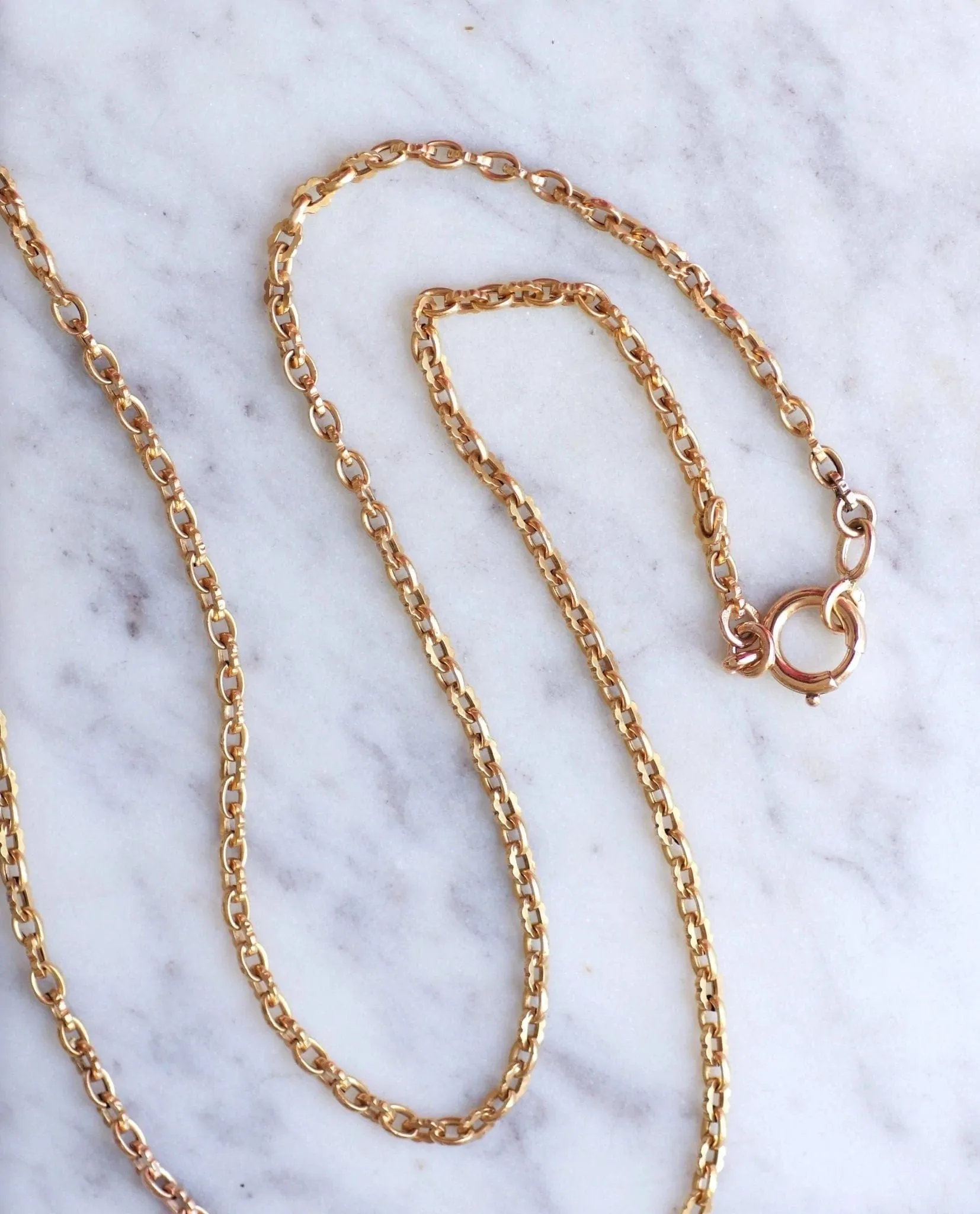 Sautoir, chaine ancienne, or rose sold by 58 Facettes product image thumbnail 2