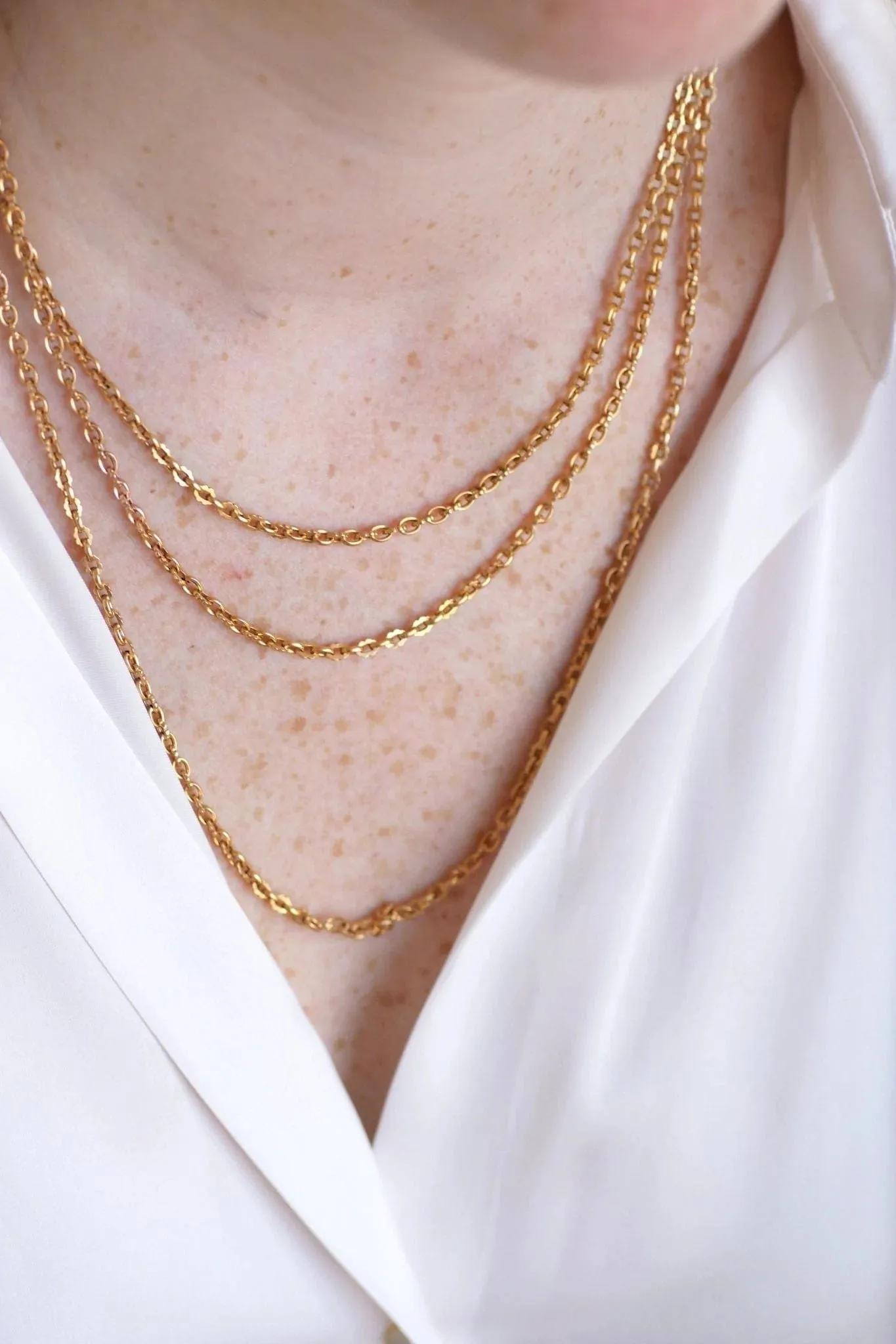 Sautoir, chaine ancienne, or rose sold by 58 Facettes product image thumbnail 3