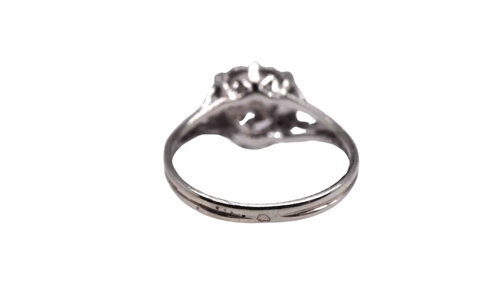 Bague or blanc diamants sold by 58 Facettes product image thumbnail 2