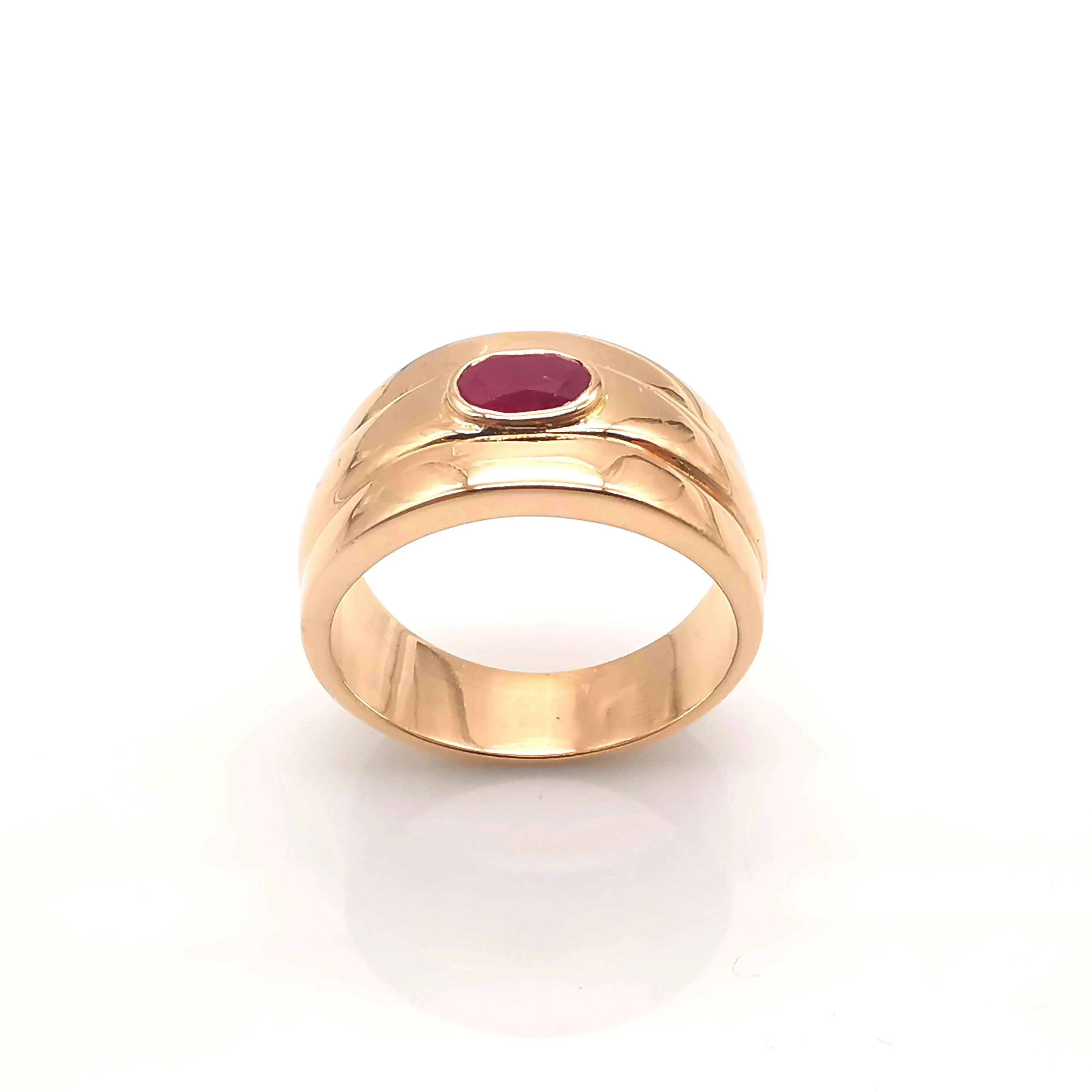 Bague Or rose Rubis sold by 58 Facettes product image thumbnail 4