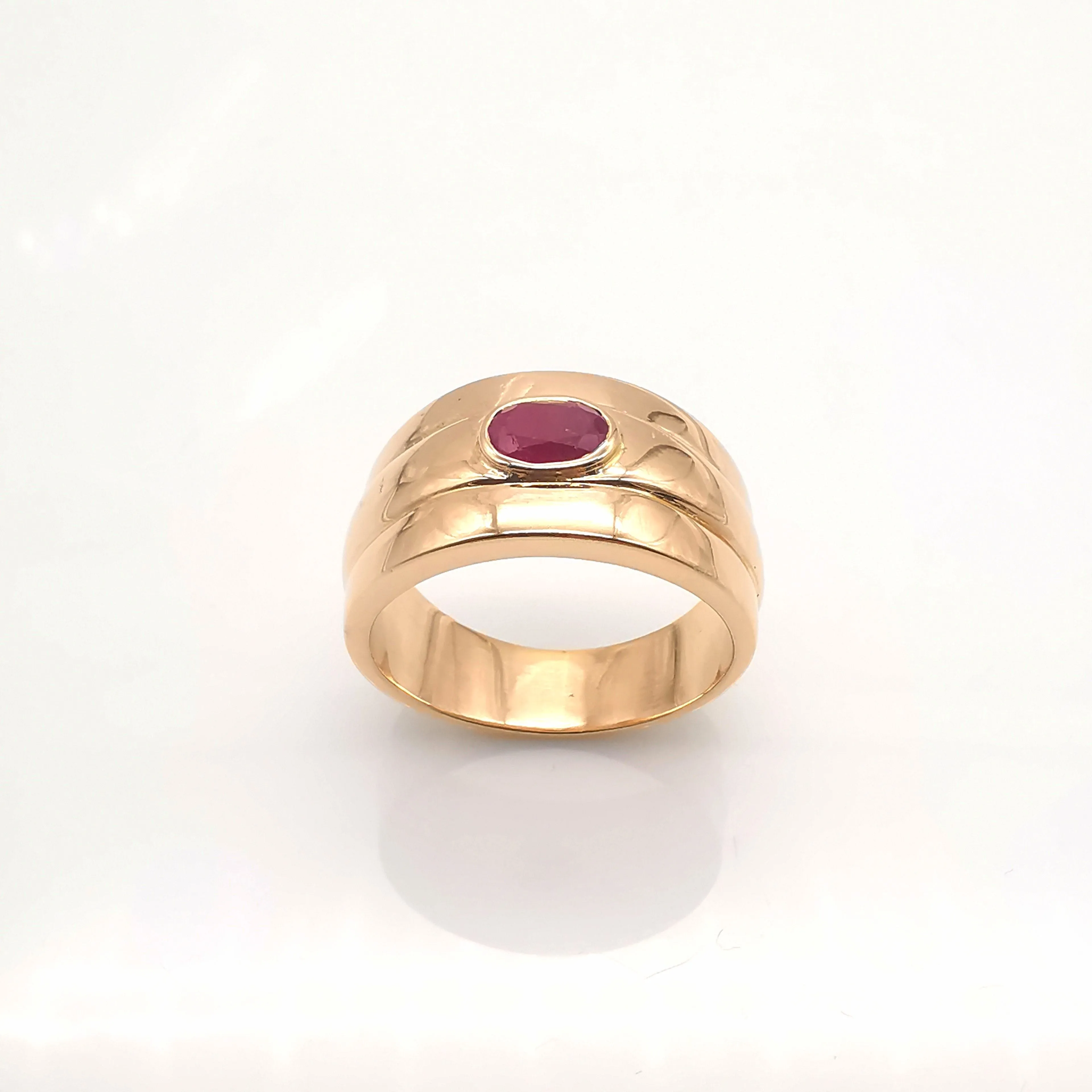 Bague Or rose Rubis sold by 58 Facettes product image thumbnail 5