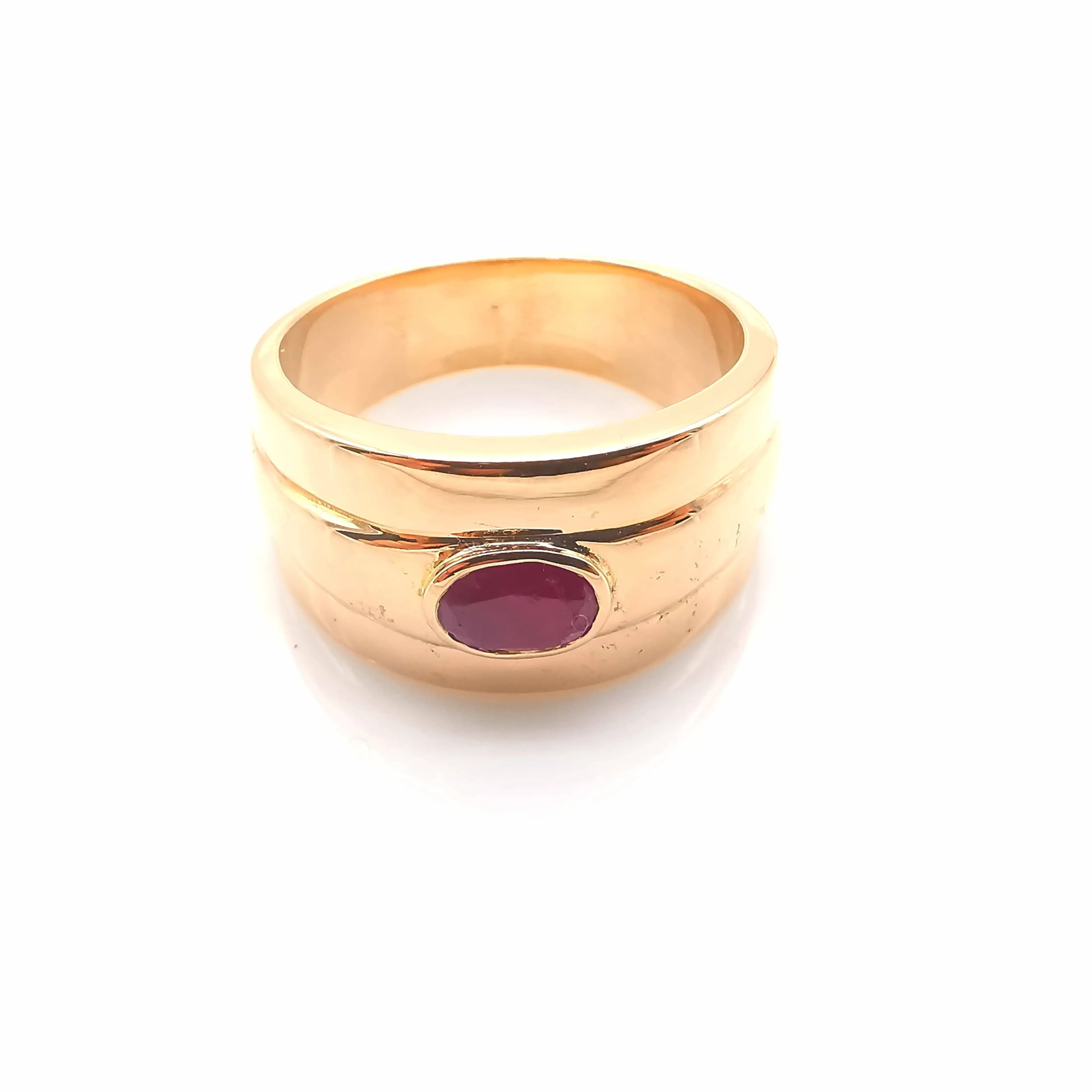 Bague Or rose Rubis sold by 58 Facettes product image thumbnail 2