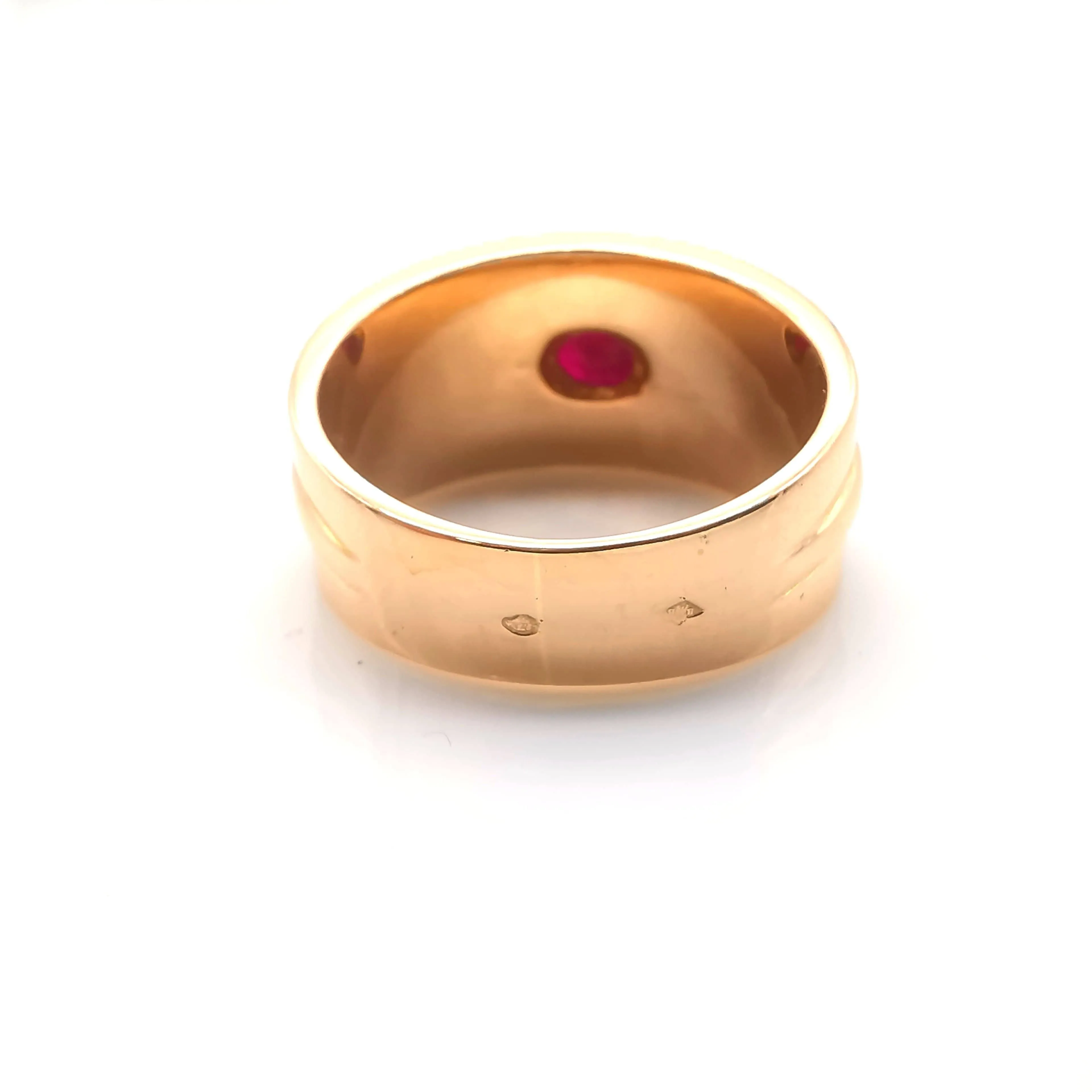 Bague Or rose Rubis sold by 58 Facettes product image thumbnail 3