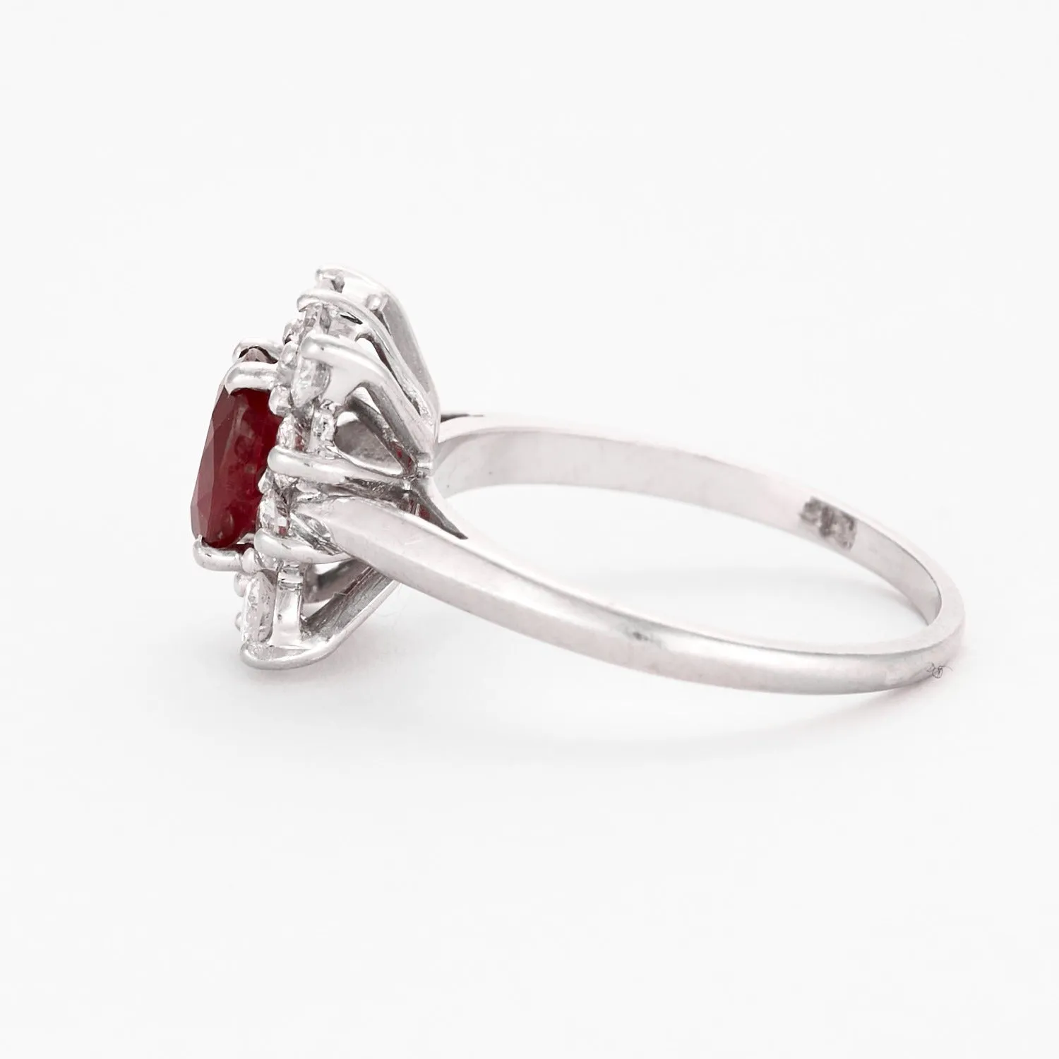 Bague or gris rubis et diamants sold by 58 Facettes product image thumbnail 4