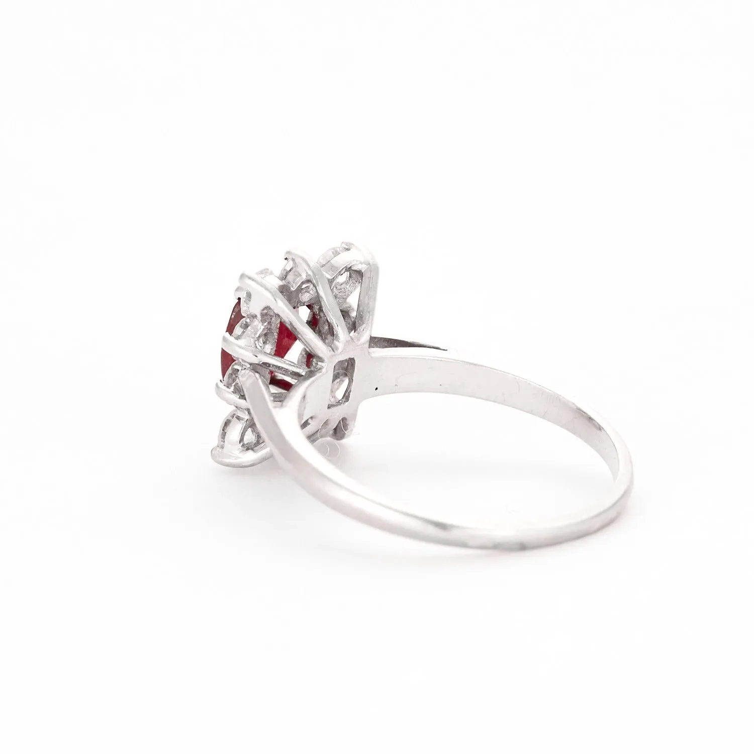 Bague or gris rubis et diamants sold by 58 Facettes product image thumbnail 5
