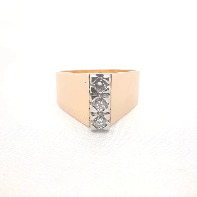 Bague Or rose Diamants sold by 58 Facettes