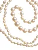 Collier perles vintage, fermoir diamants sold by 58 Facettes