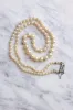 Collier perles vintage, fermoir diamants sold by 58 Facettes