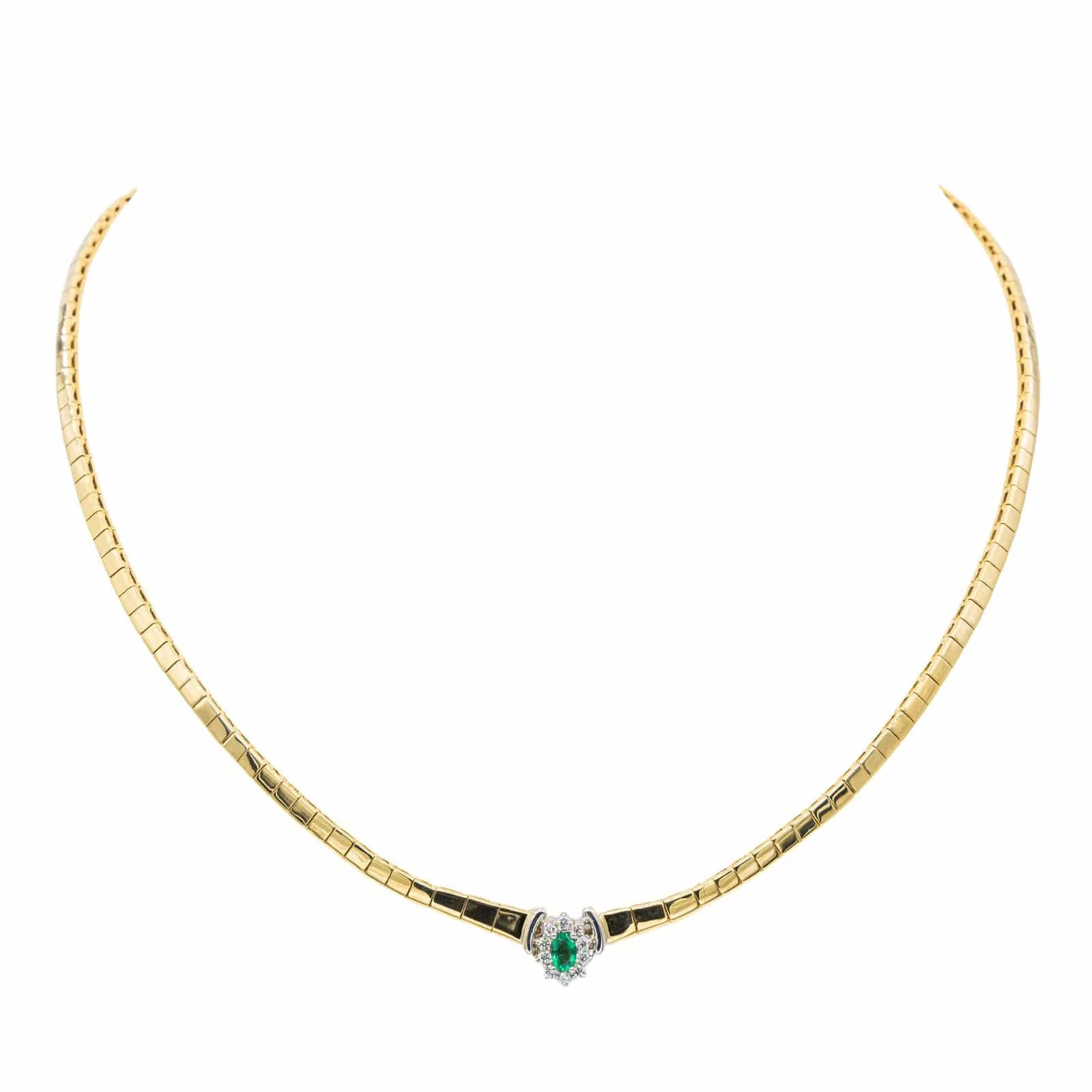 Collier Or jaune Emeraude sold by 58 Facettes