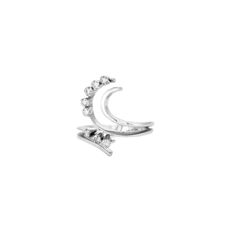 Bague en or blanc et diamants sold by 58 Facettes