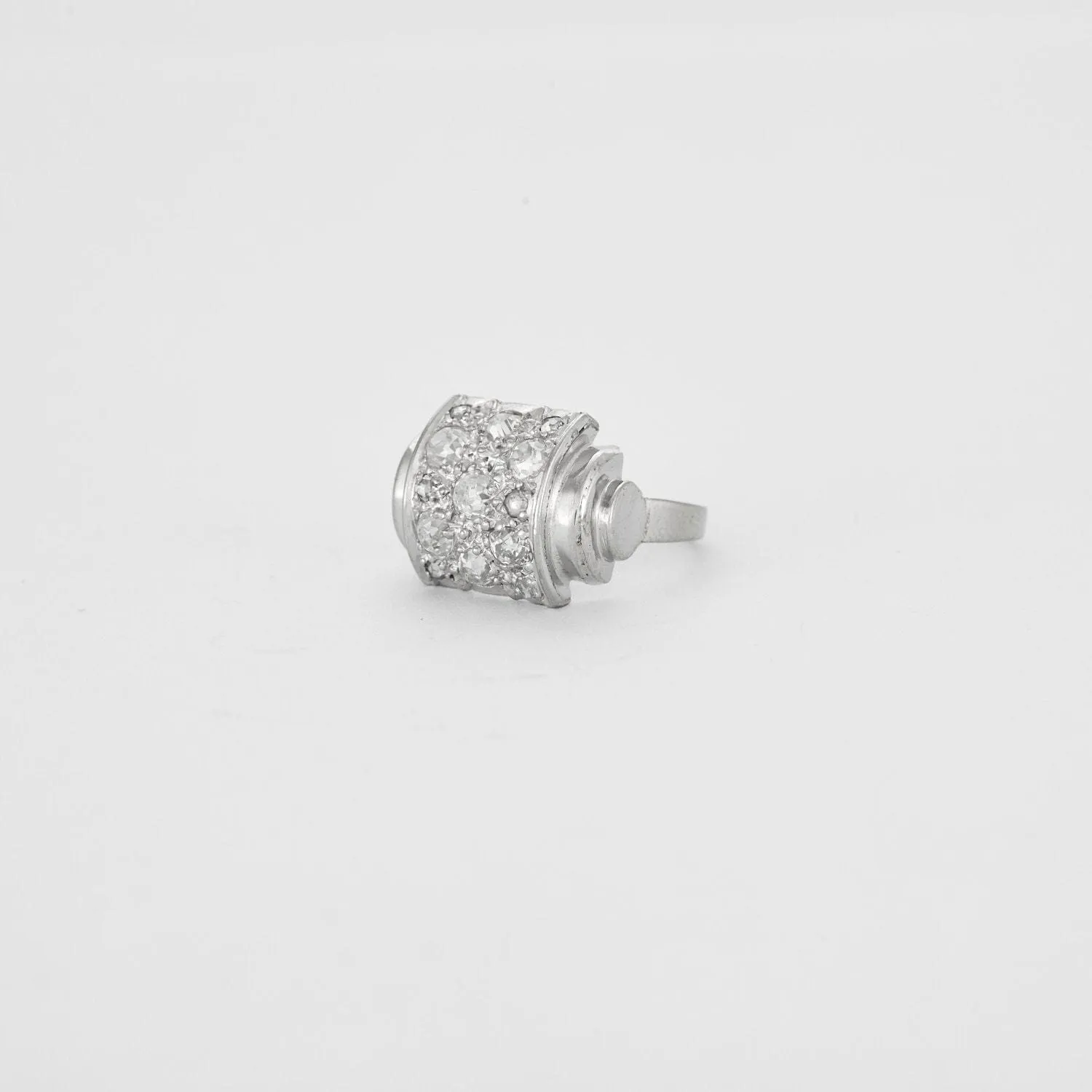 Bague Art Déco Platine Diamants sold by 58 Facettes product image thumbnail 3