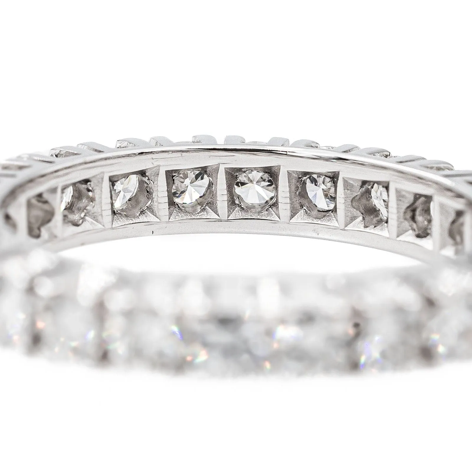 Bague Alliance Or blanc Diamant sold by 58 Facettes product image thumbnail 3