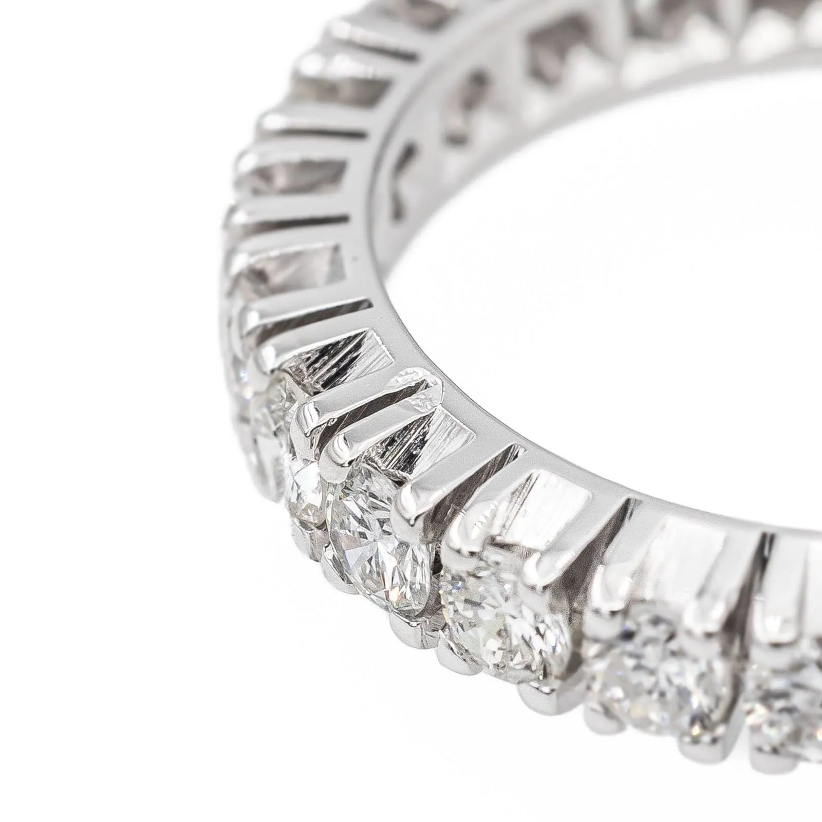 Bague Alliance Or blanc Diamant sold by 58 Facettes product image thumbnail 5