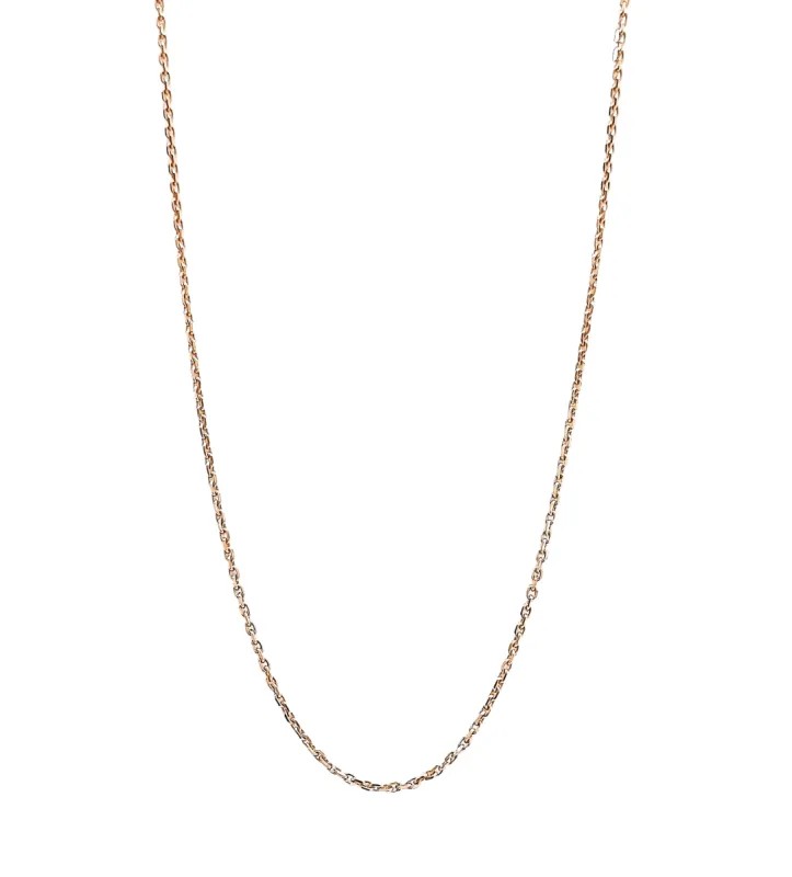 Chaîne maille forçat diamantée or jaune sold by 58 Facettes