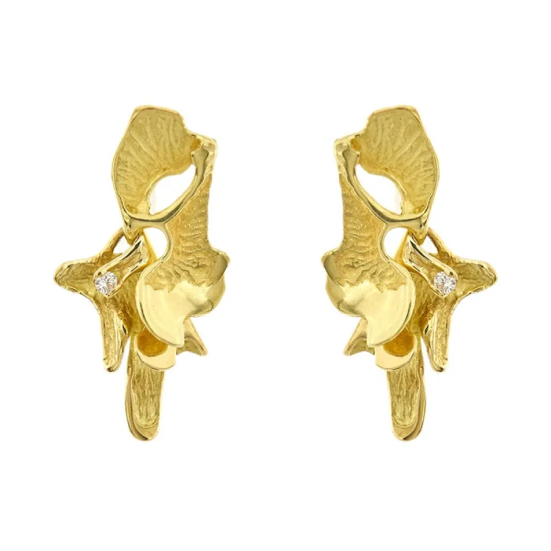 Boucles d'oreilles pendantes feuilles sold by 58 Facettes