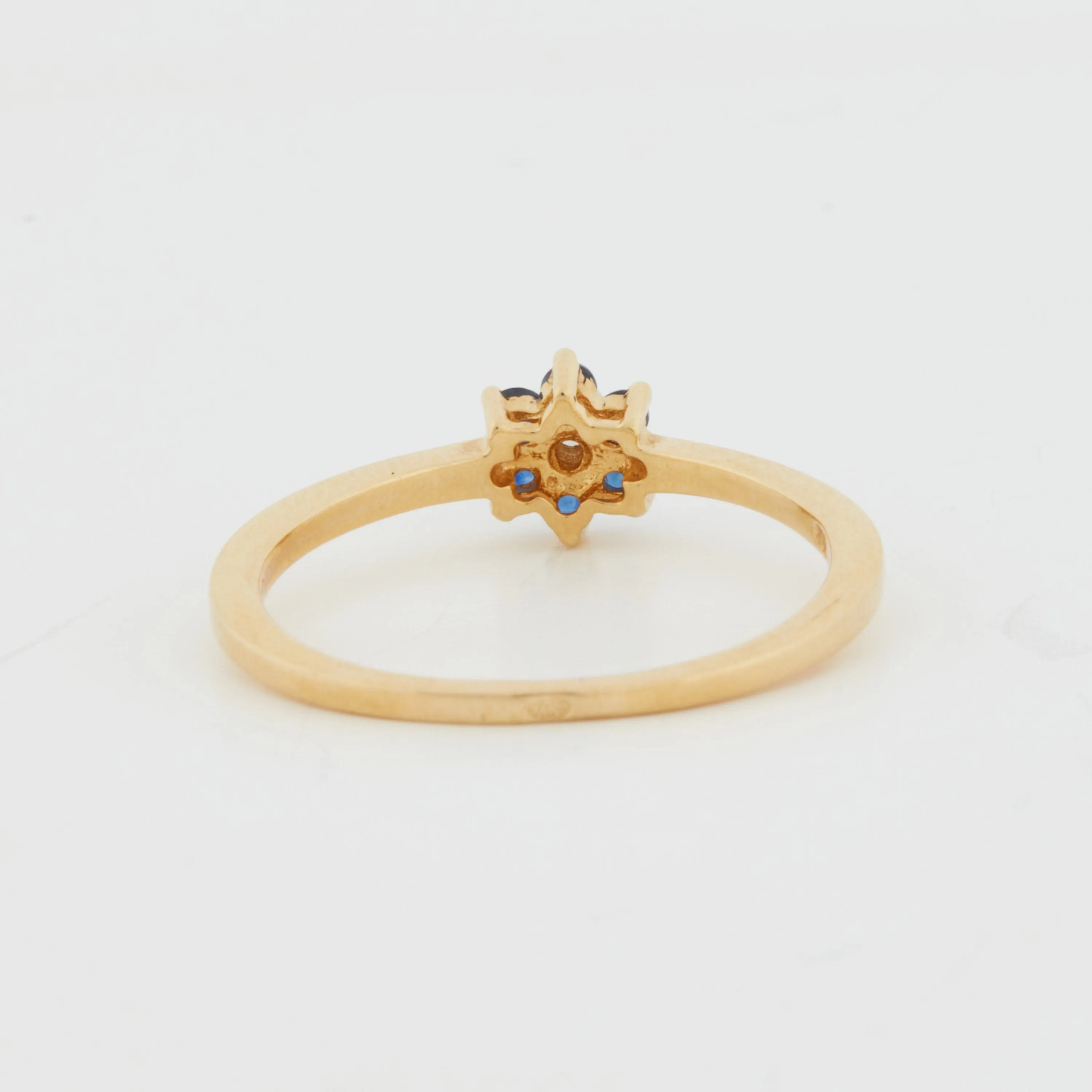 Bague Or Jaune - Saphirs et Diamant sold by 58 Facettes product image thumbnail 5