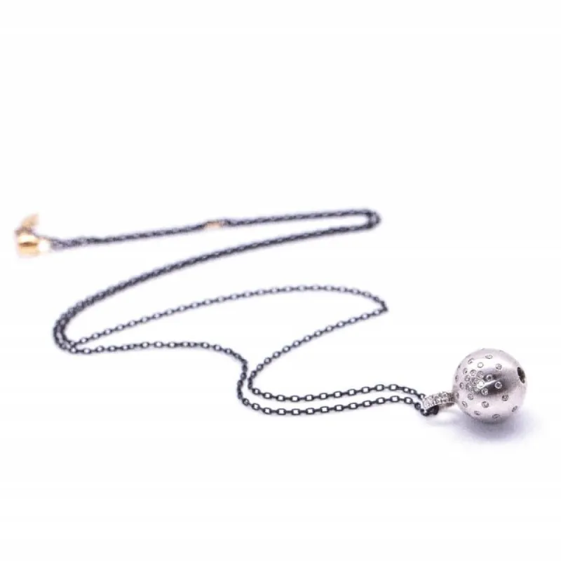 Collier MIMI 2 Ors Argent Diamants sold by 58 Facettes