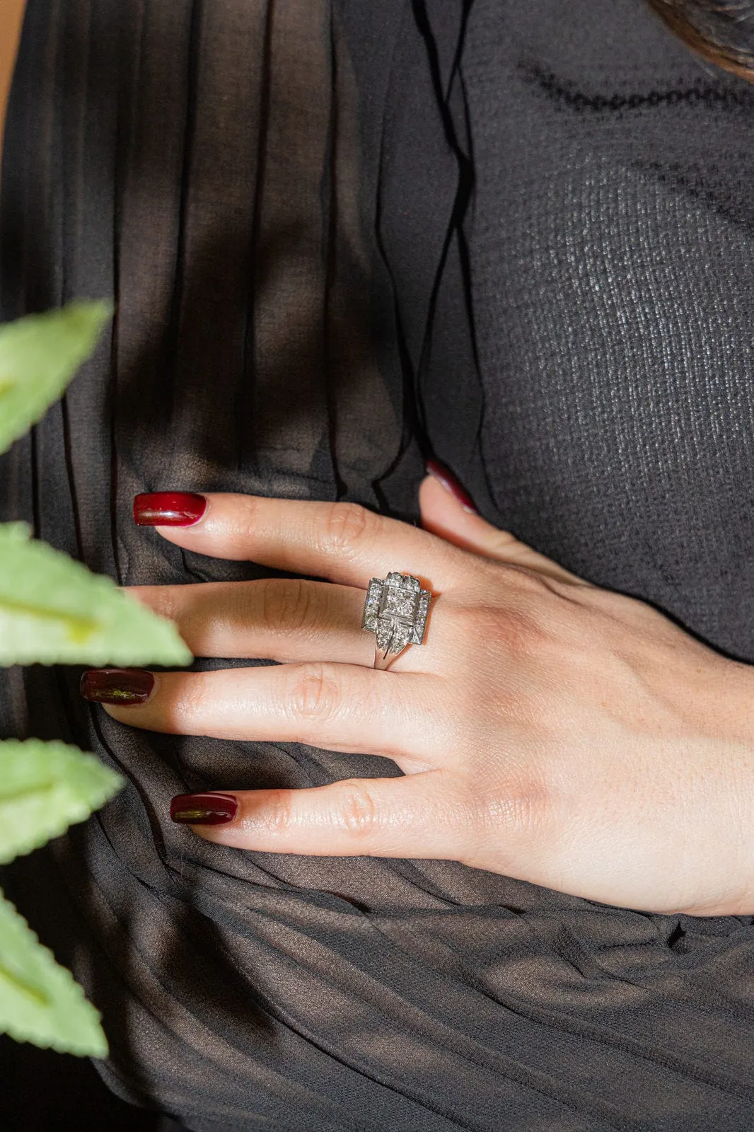 Bague Or blanc Diamant sold by 58 Facettes product image thumbnail 2