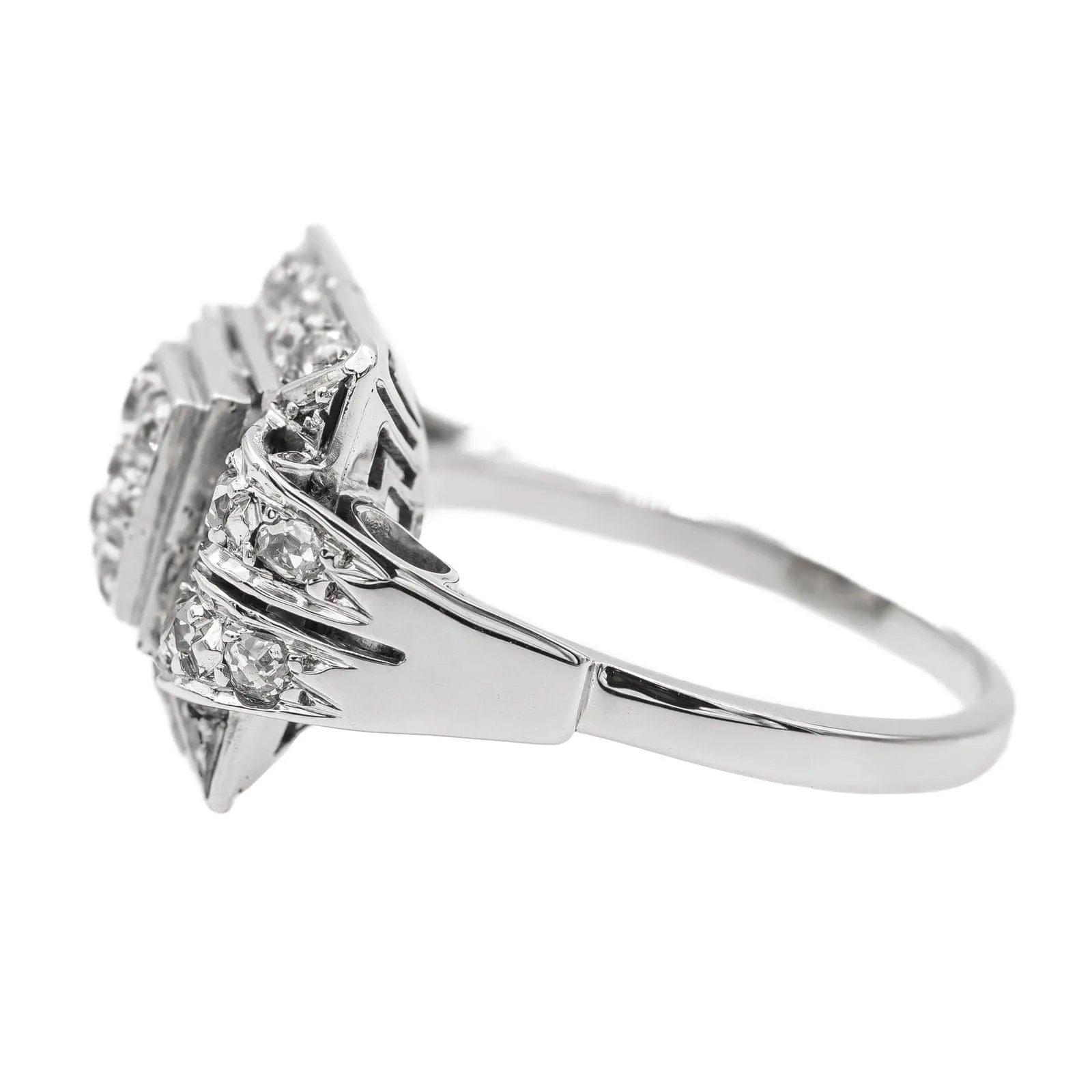 Bague Or blanc Diamant sold by 58 Facettes product image thumbnail 4