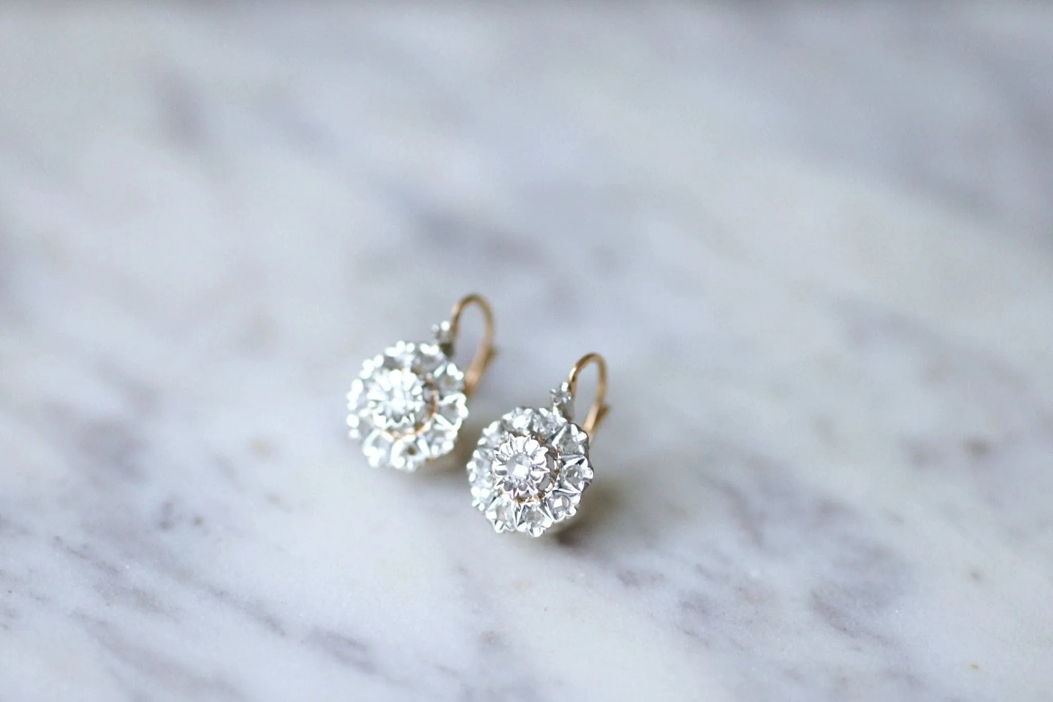 Dormeuses anciennes or et diamants sold by 58 Facettes product image thumbnail 4