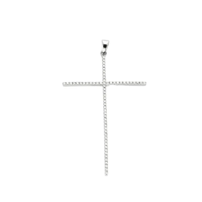Pendentif Croix Diamants sold by 58 Facettes