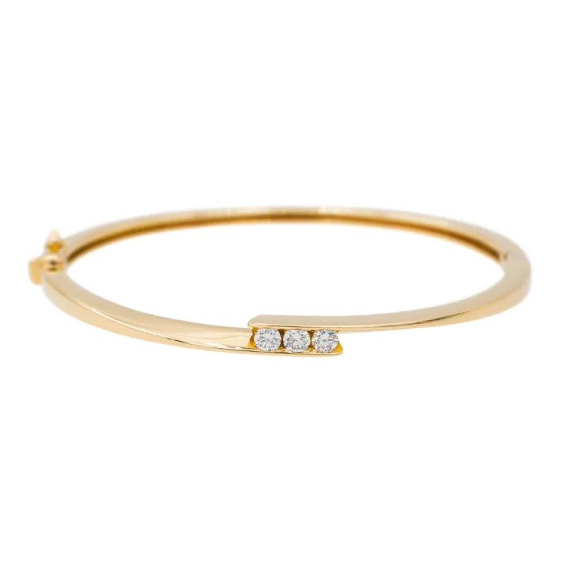 Bracelet Jonc Or jaune Diamant sold by 58 Facettes