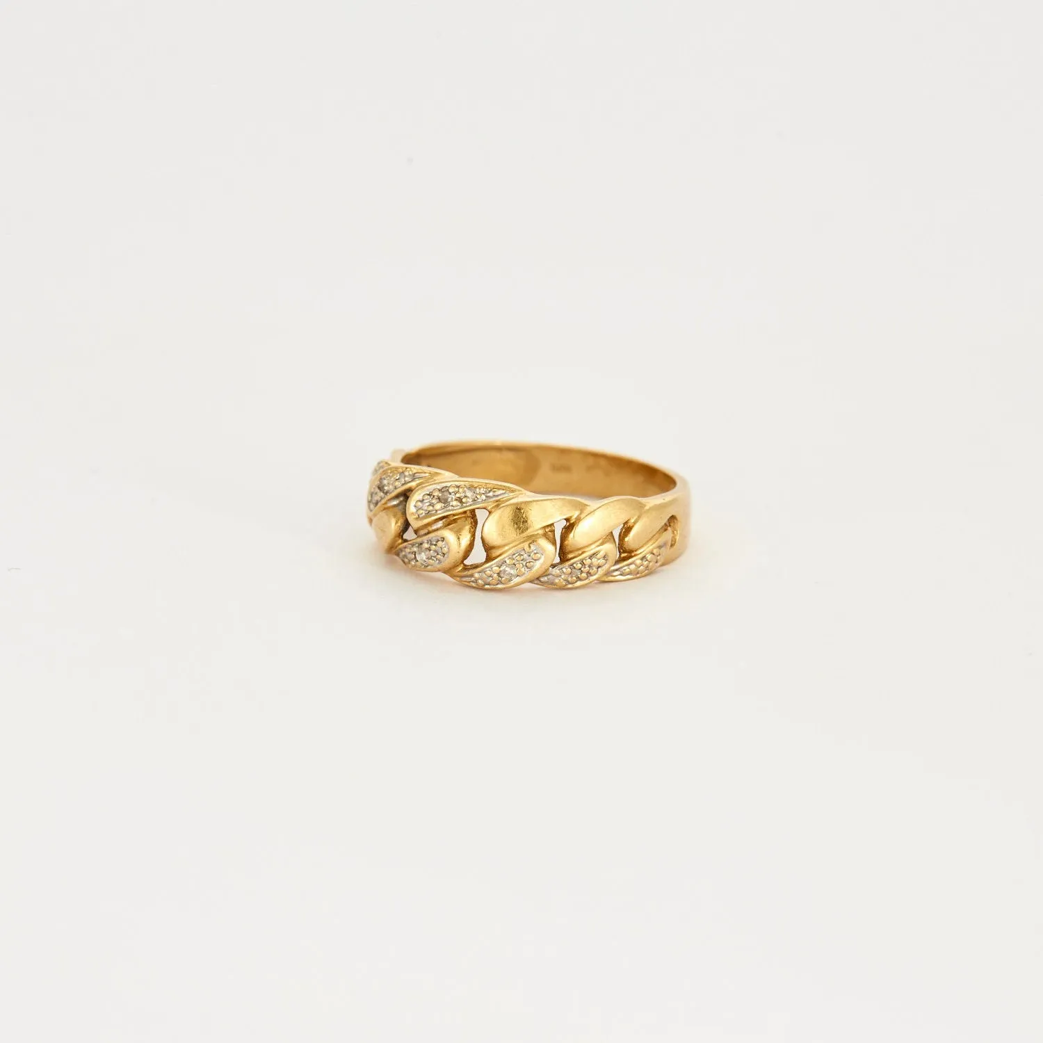 Bague maille gourmette 4 diamants sold by 58 Facettes product image thumbnail 3