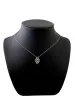 Collier en or blanc serti de diamants sold by 58 Facettes
