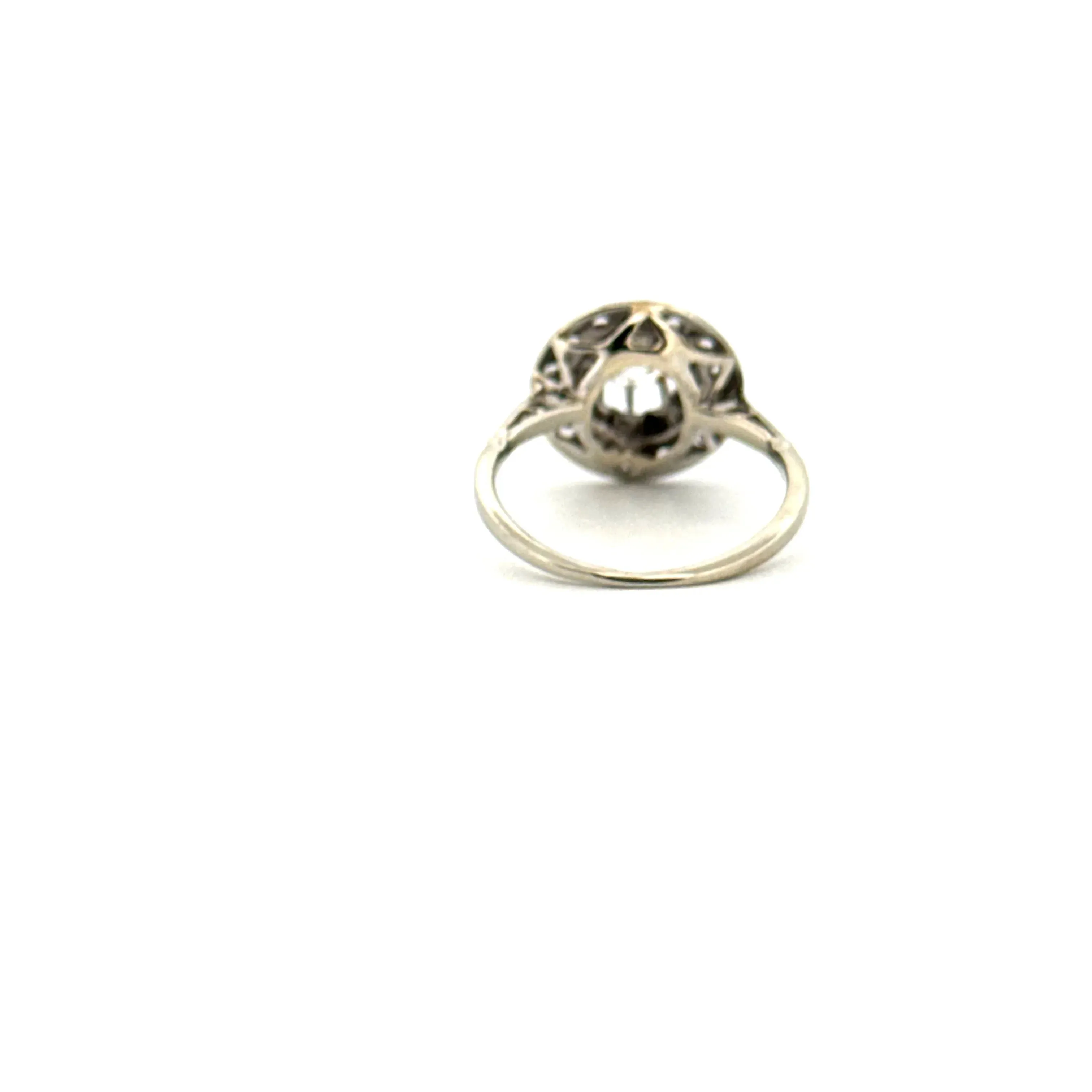 Solitaire Or blanc et diamants sold by 58 Facettes product image thumbnail 5