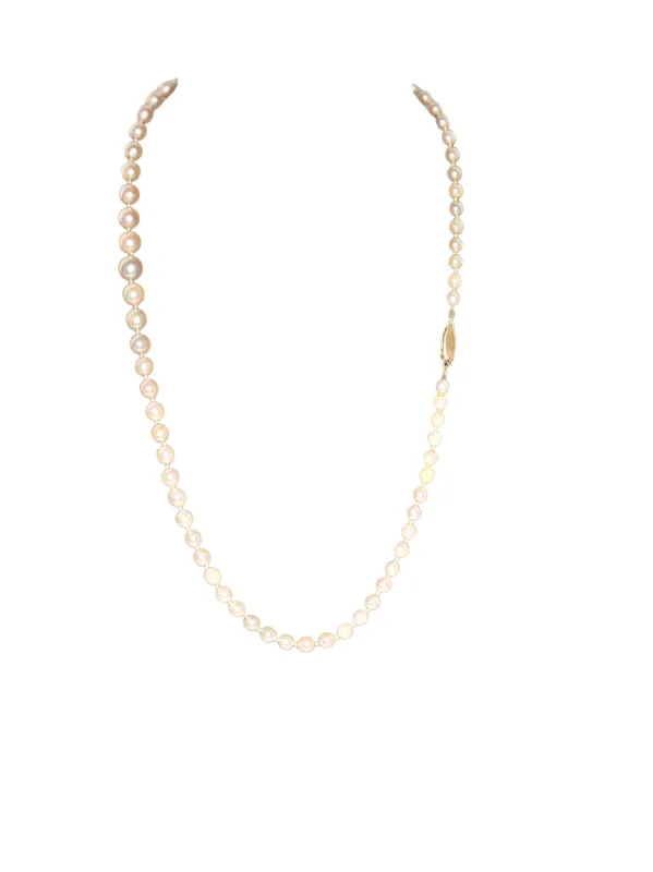 Collier 73 Perles De Culture Akoya Fermoir Or sold by 58 Facettes