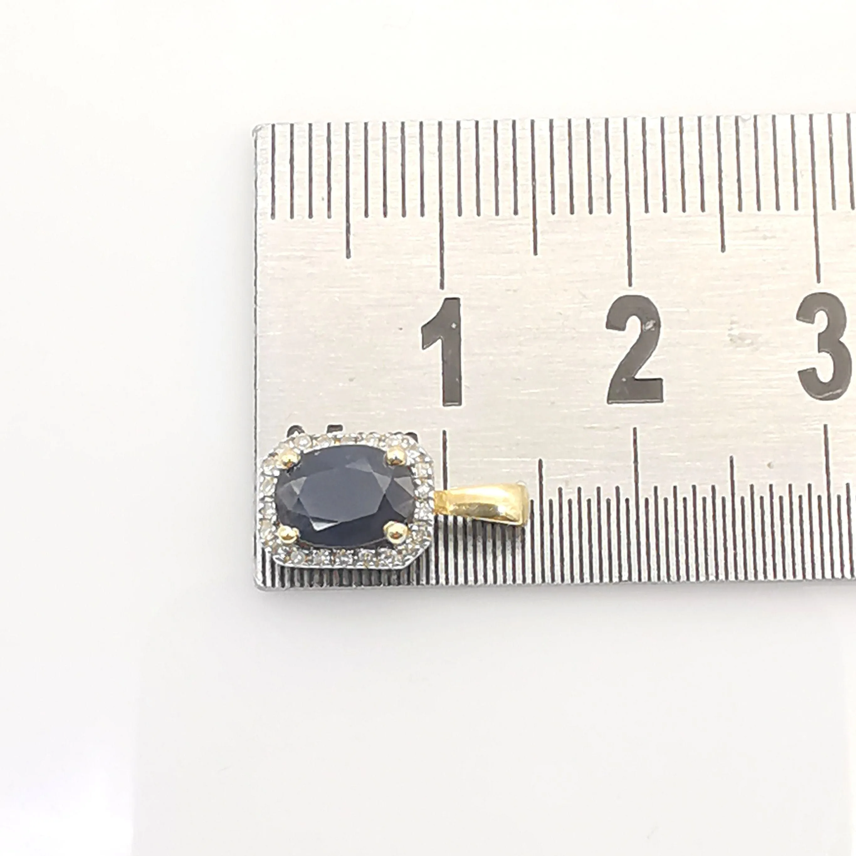 Pendentif or saphir et diamants sold by 58 Facettes product image thumbnail 3