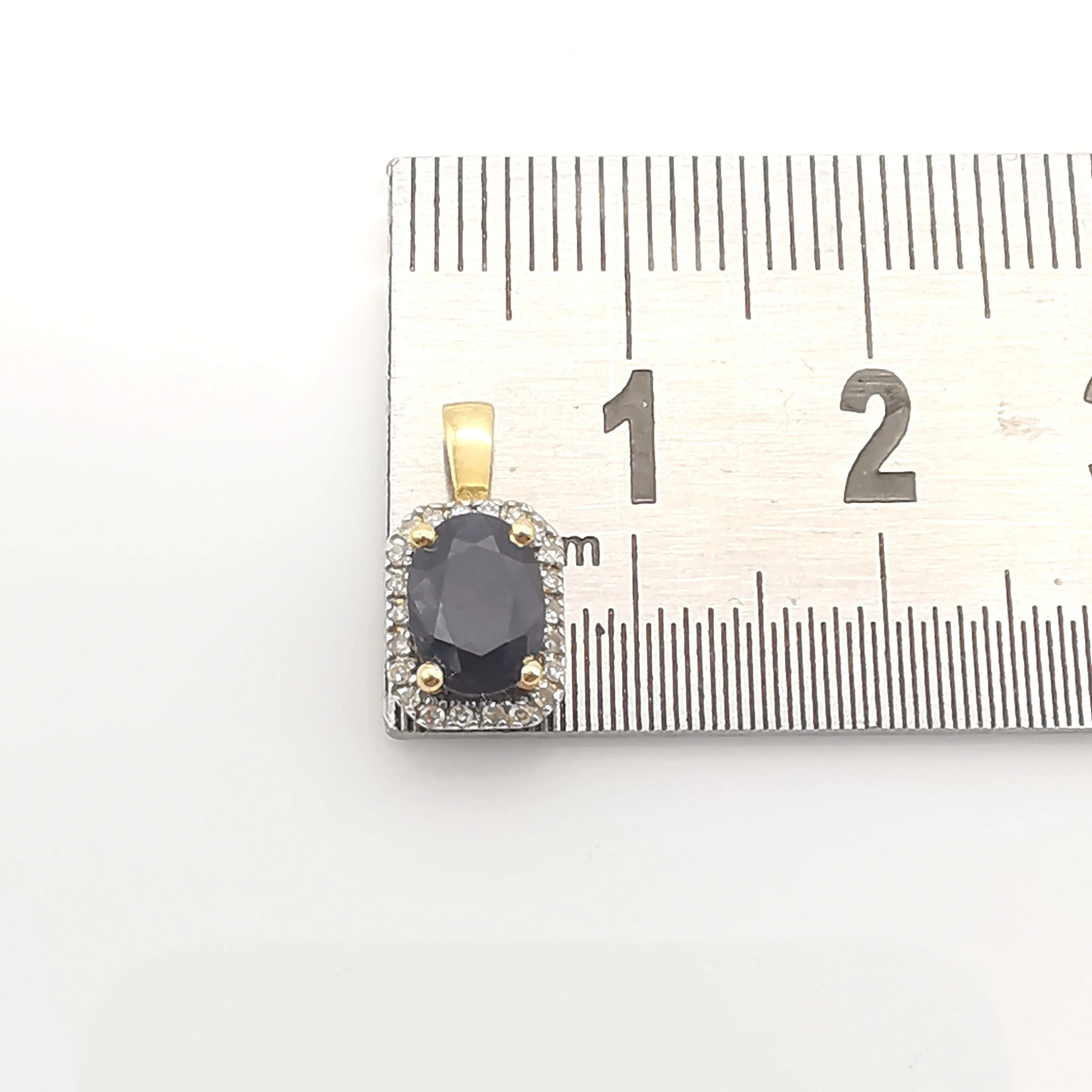 Pendentif or saphir et diamants sold by 58 Facettes product image thumbnail 4