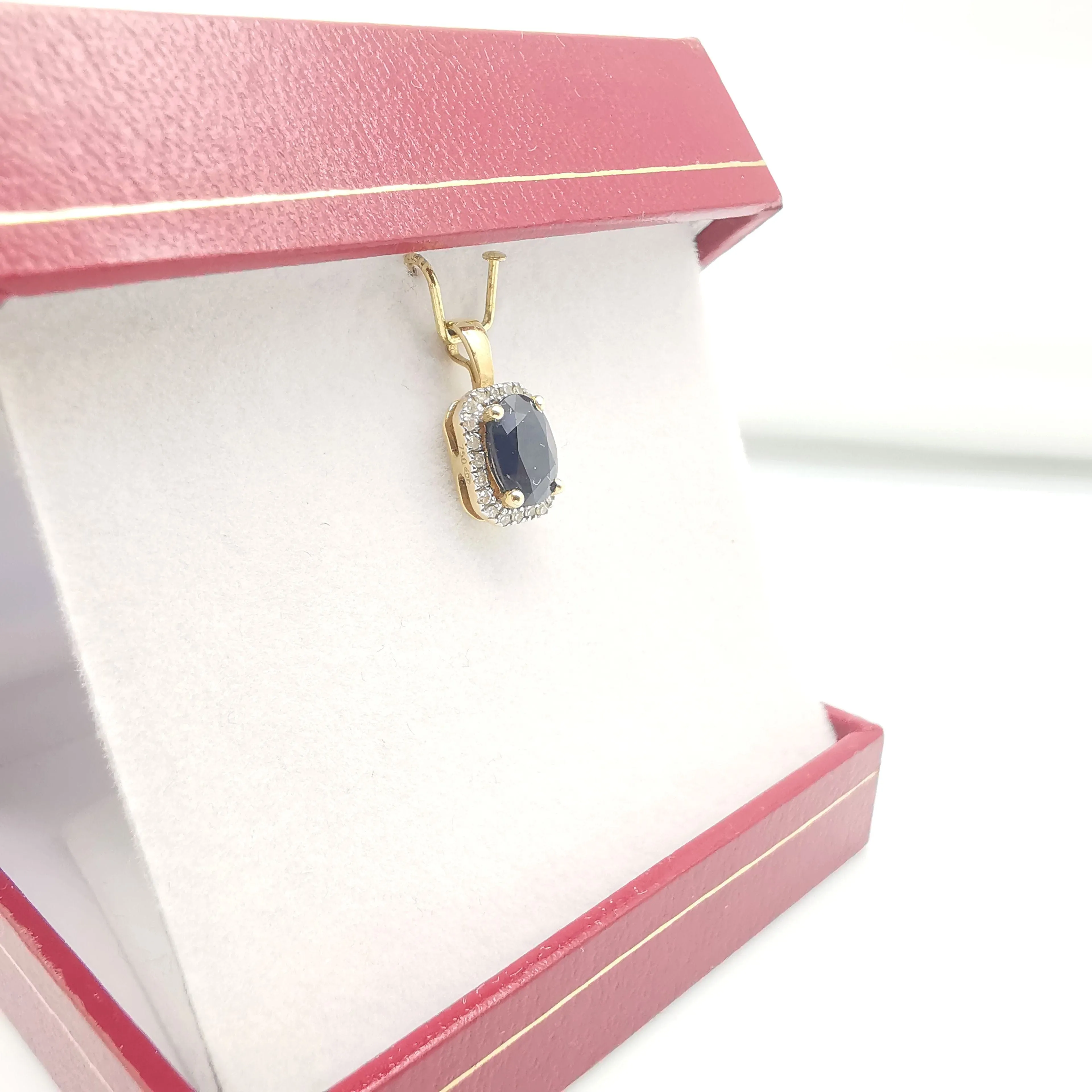 Pendentif or saphir et diamants sold by 58 Facettes product image thumbnail 5