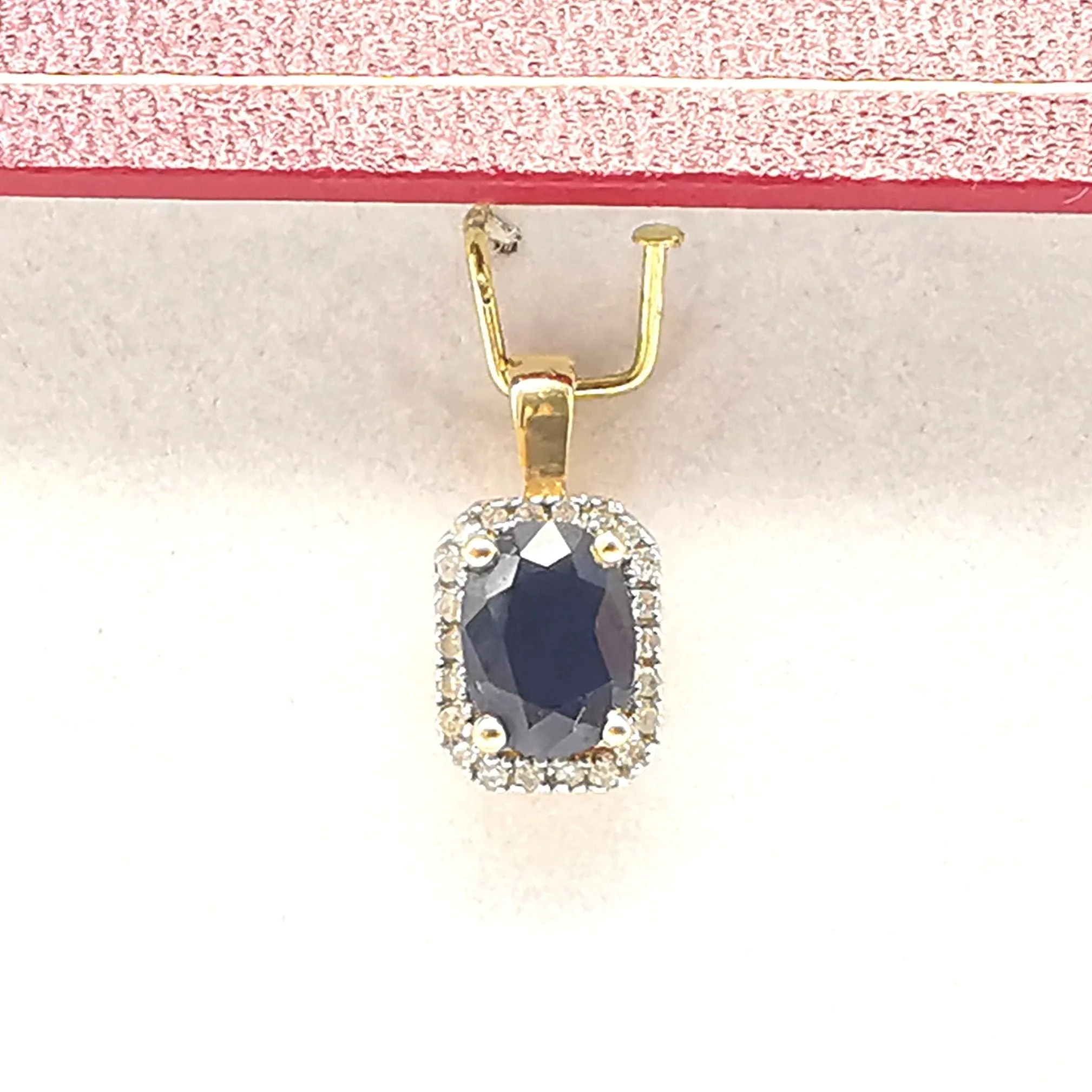 Pendentif or saphir et diamants sold by 58 Facettes product image thumbnail 2