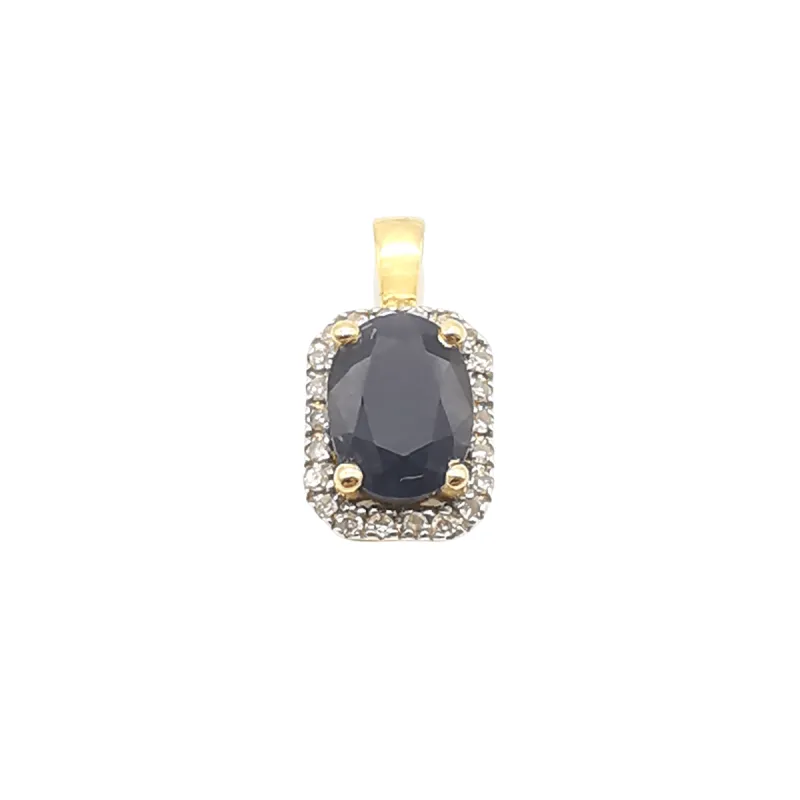 Pendentif or saphir et diamants sold by 58 Facettes