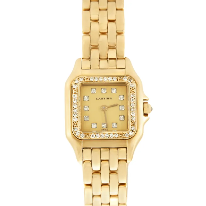 CARTIER - Montre Panthère Or Diamants sold by 58 Facettes