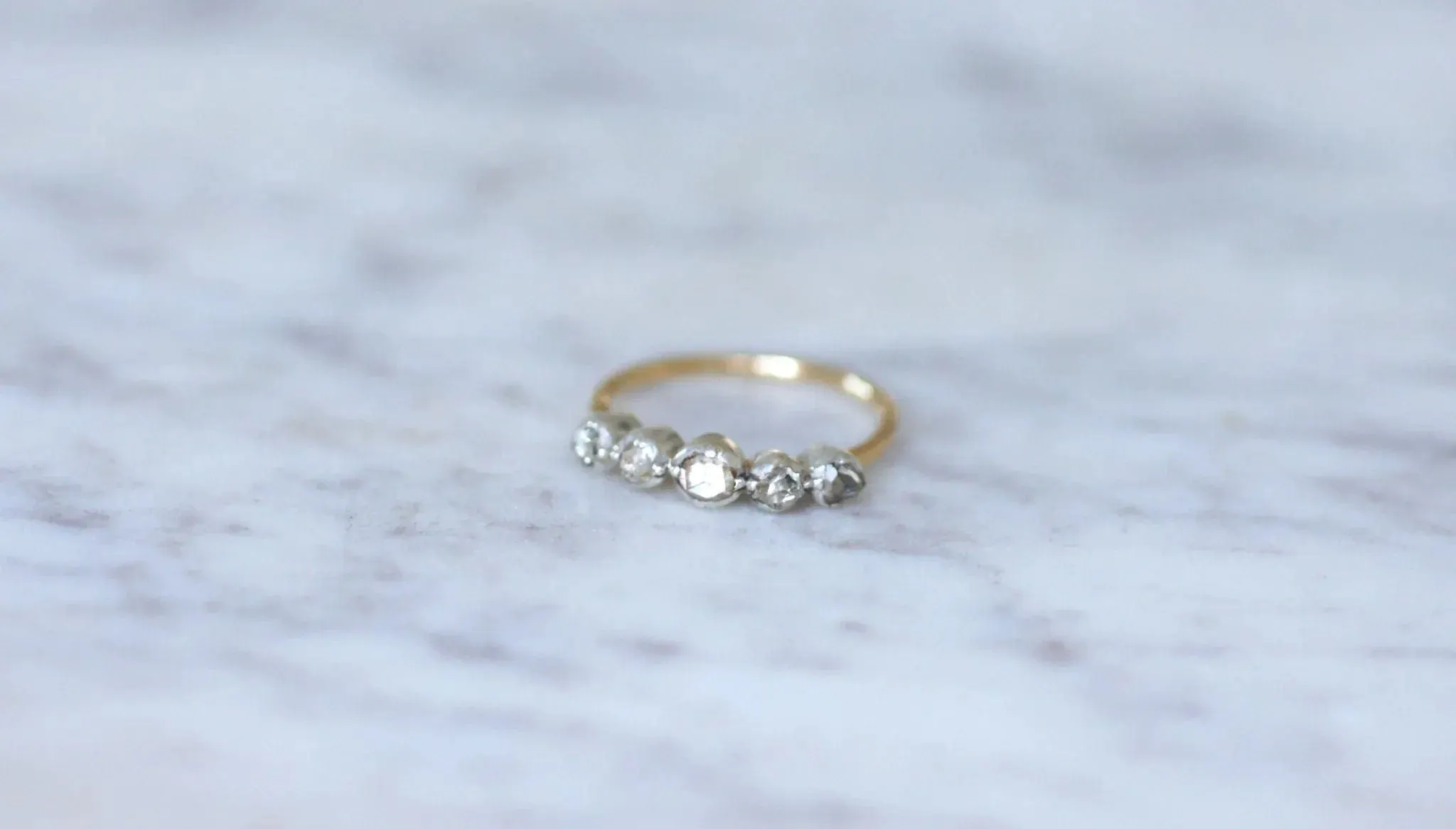 Bague jarretière ancienne diamants sold by 58 Facettes product image thumbnail 5