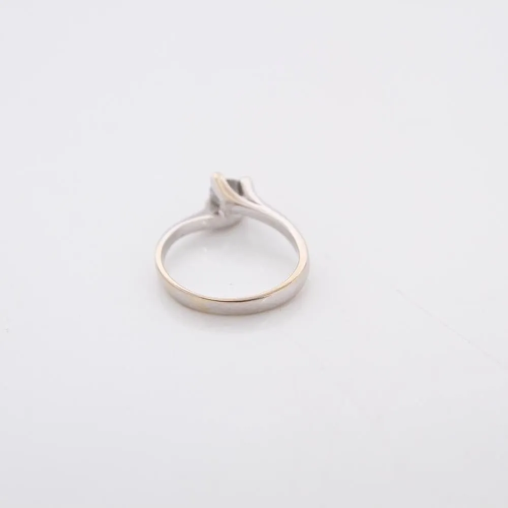 Bague Solitaire or blanc diamant 0.50ct sold by 58 Facettes product image thumbnail 3