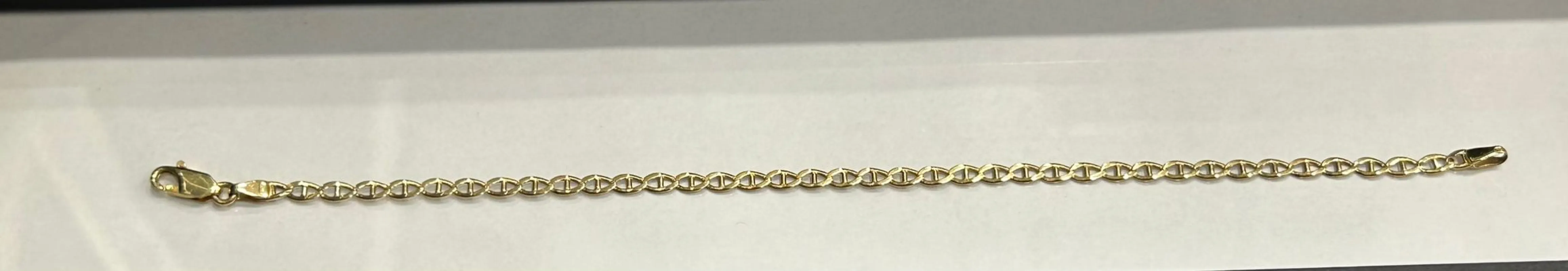 Gourmette maille marine or jaune sold by 58 Facettes