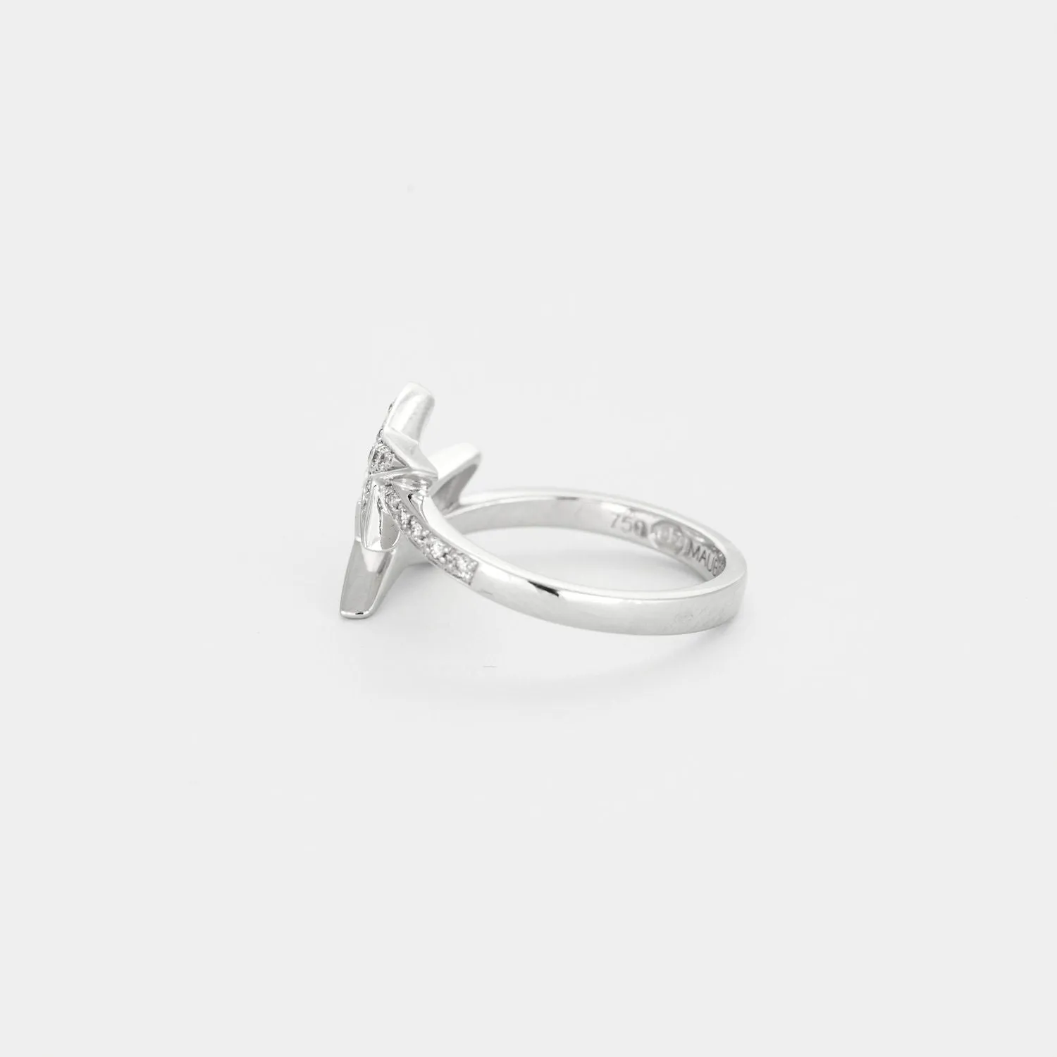 MAUBOUSSIN - Bague Etoile de vie or blanc diamants sold by 58 Facettes product image thumbnail 3