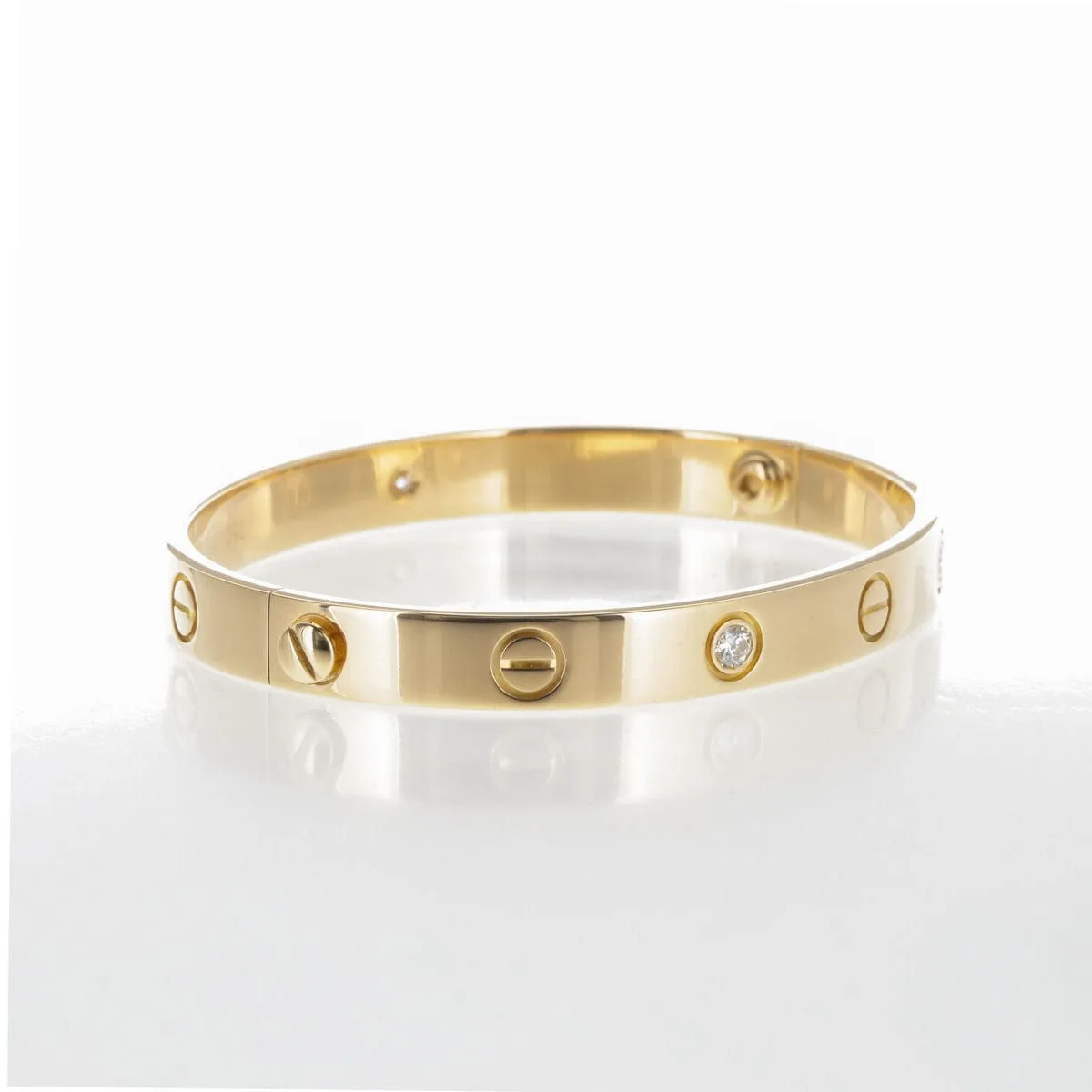 Cartier - Bracelet Love Or Jaune 4 Diamants sold by 58 Facettes product image thumbnail 3