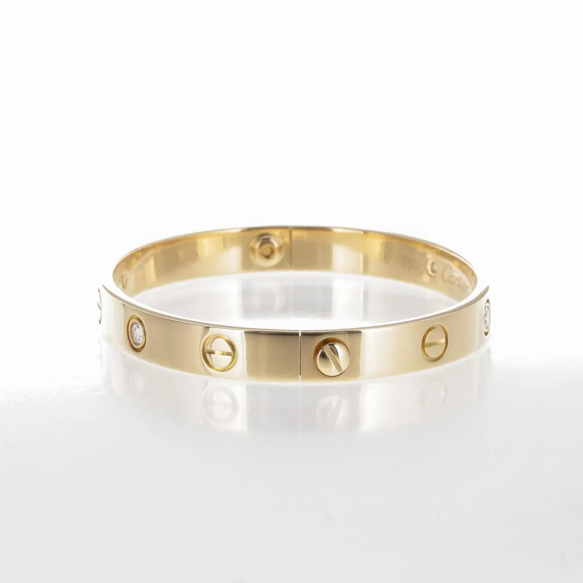 Cartier - Bracelet Love Or Jaune 4 Diamants sold by 58 Facettes product image thumbnail 4